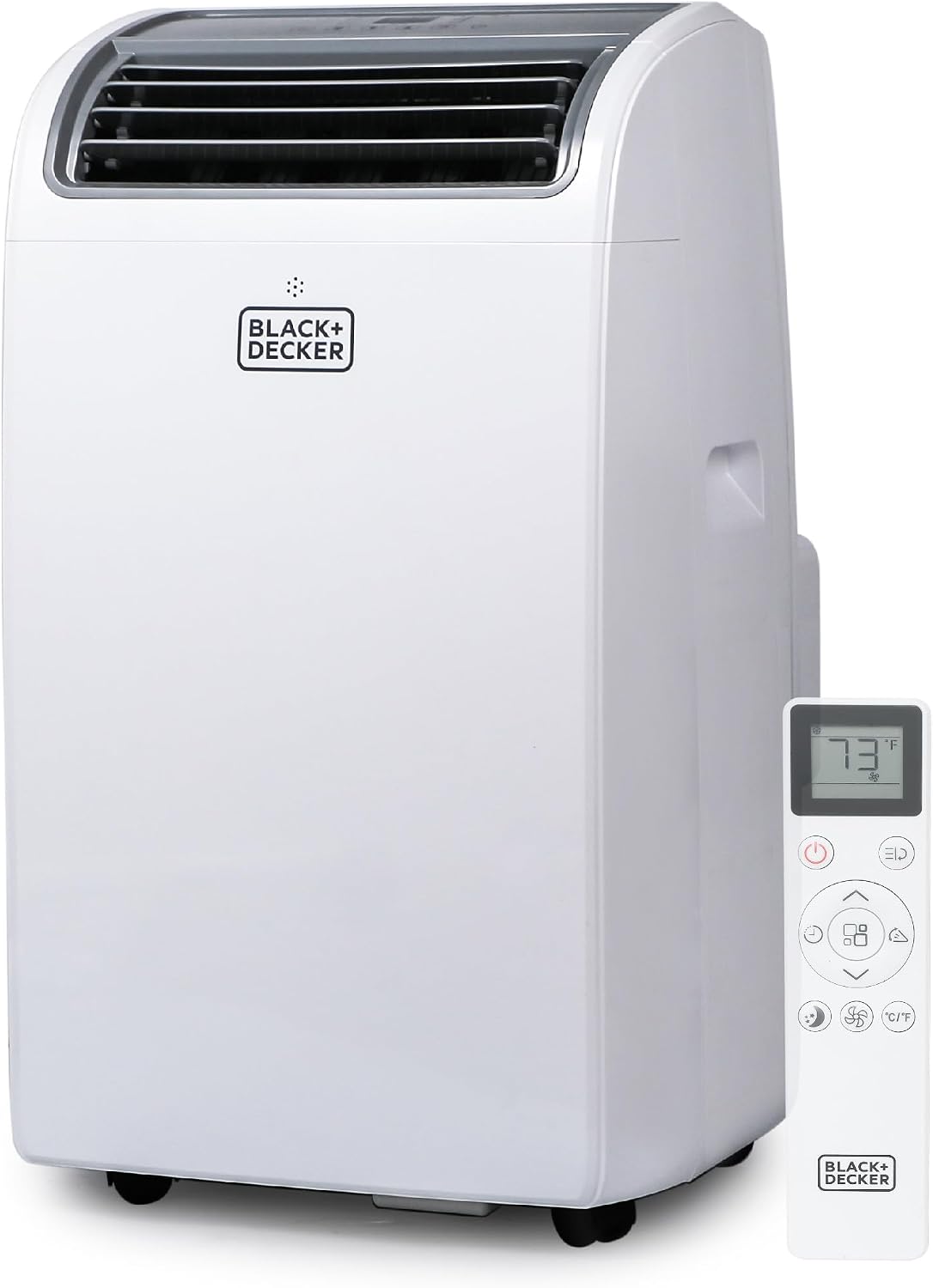 BLACK+DECKER Smart Portable Air Conditioner with Heat, 14,000 BTU, White