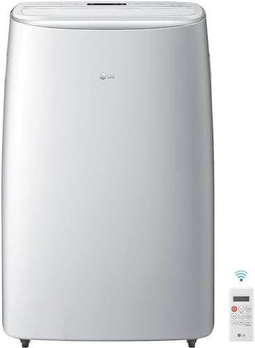 LG DUAL Inverter 14000 BTU Portable Air Conditioner with Remote Control, White (LP1419IVSM)