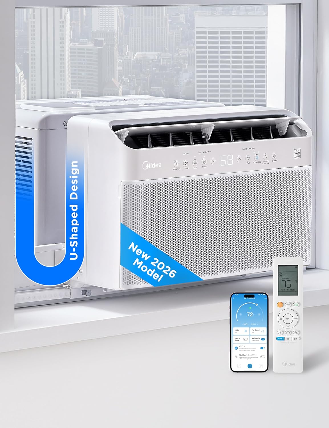Midea U-Shaped Window Unit